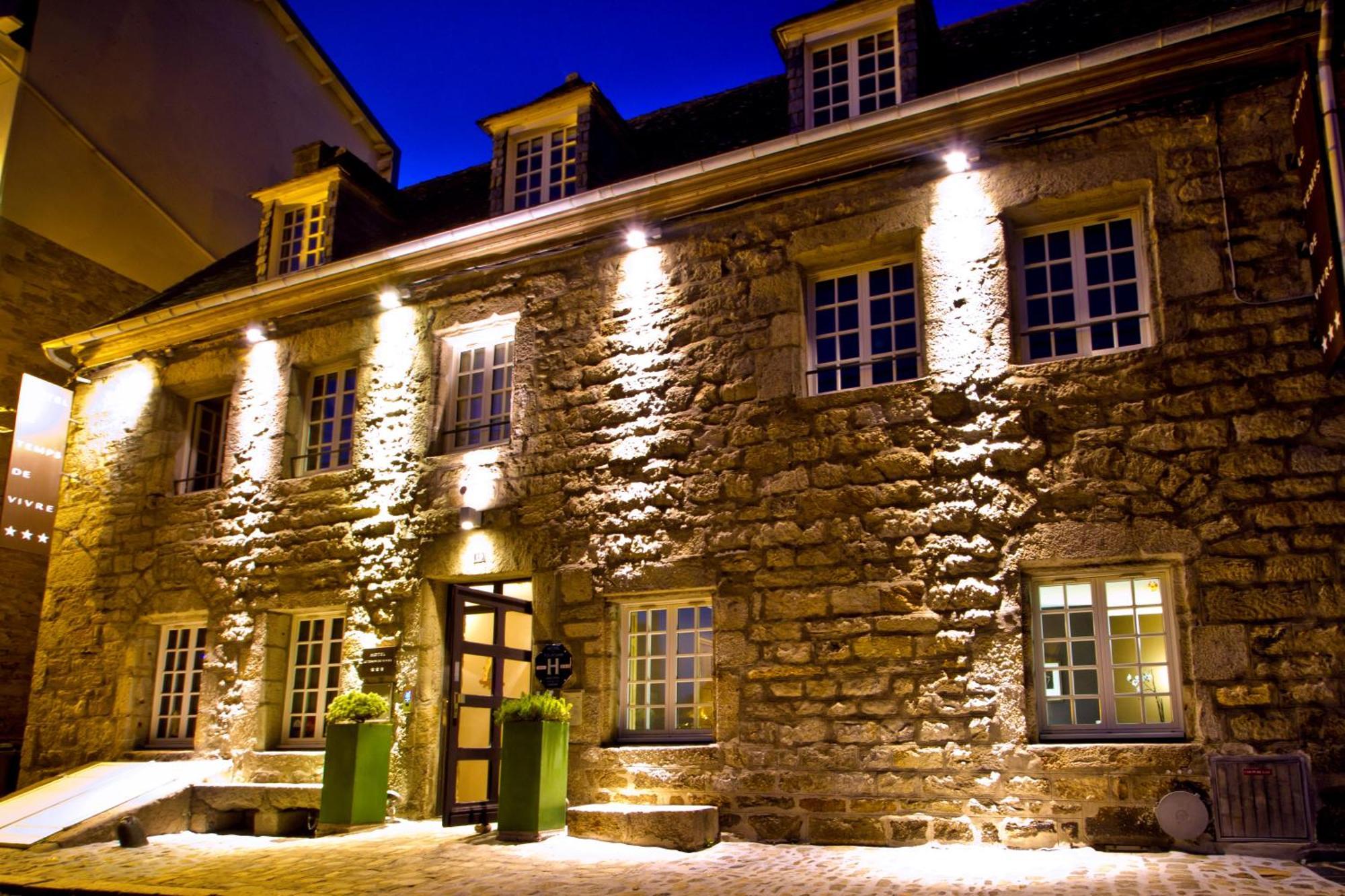 Hotel Le Temps De Vivre Roscoff Exterior foto